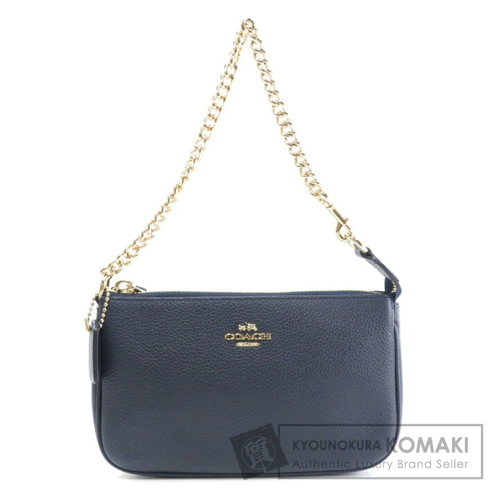 楽天市場】コーチ 53077 ロゴ アクセサリーポーチ レザー レディース 【中古】【COACH】 : ブランド京の蔵小牧【最安挑戦！】