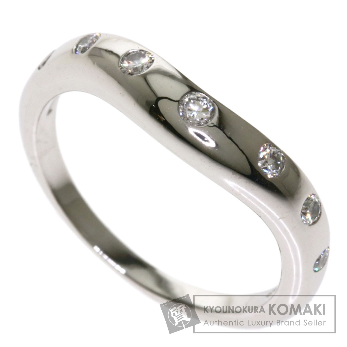 トレンド BVLGARI ブルガリ コロナ ペア 2連 ダイヤモンド リング 指輪