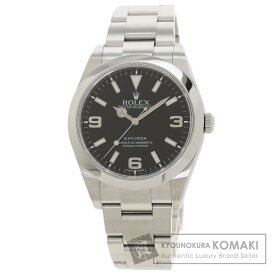 ロレックス 214270 エクスプローラー1 腕時計 ステンレススチール/SS メンズ 【中古】【ROLEX】