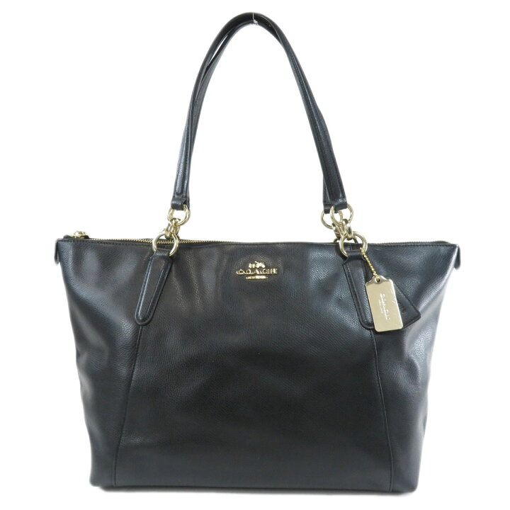 コーチ COACH ロゴ トートバッグ スタッズ ターンロック メタリック  