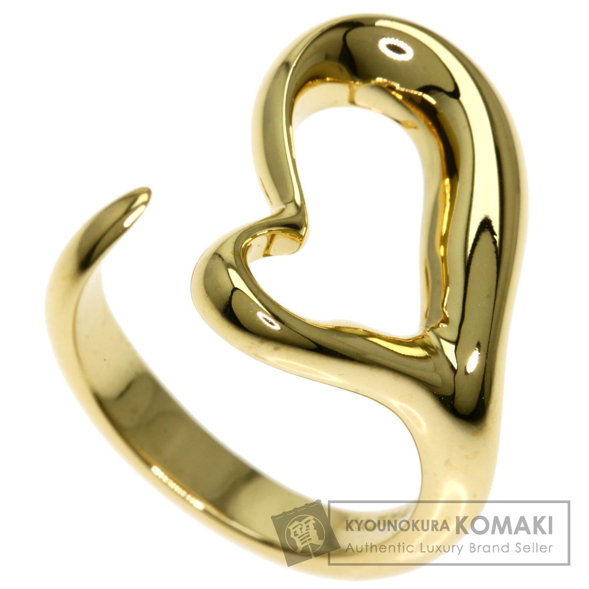 【楽天市場】ティファニー オープンハート リング・指輪 K18