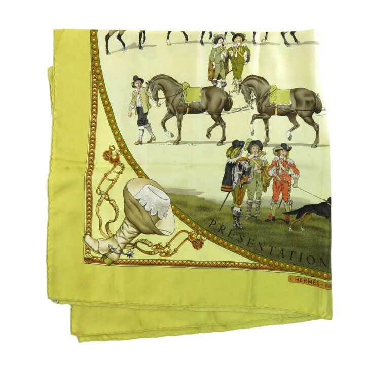 楽天市場】エルメス カレ90 馬 スカーフ シルク レディース 【中古 