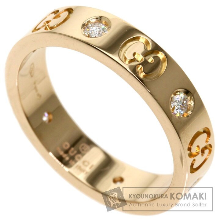 楽天市場】グッチ アイコンリング ダイヤモンド #13 リング・指輪 K18  