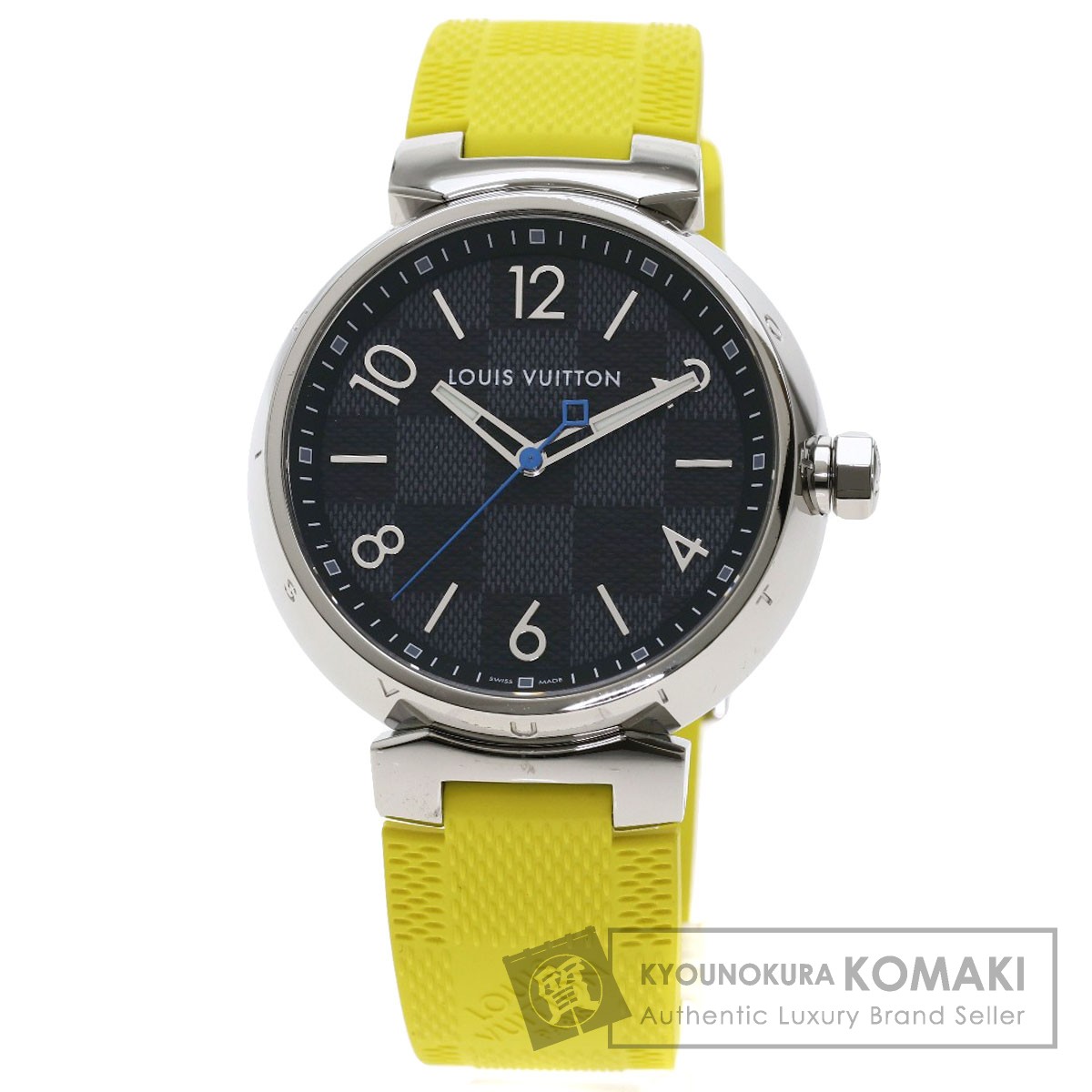 楽天市場】ルイヴィトン QA073 タンブール ダミエグラフィット 腕時計