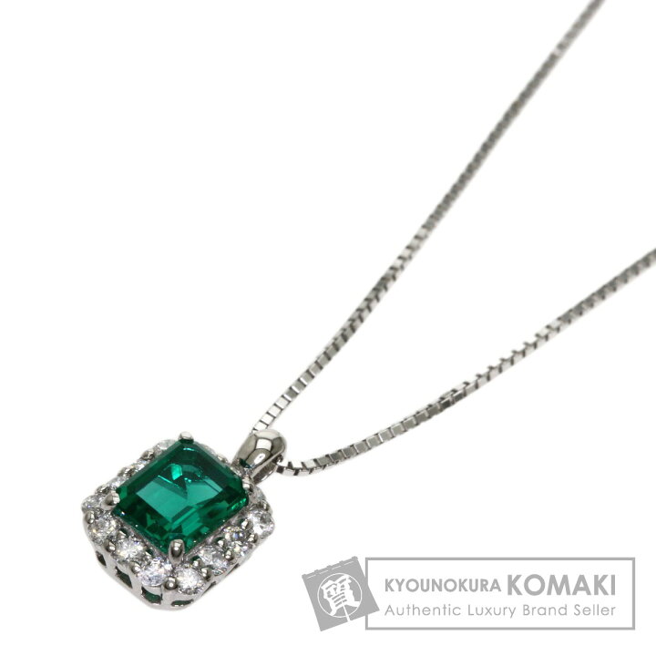楽天市場】クレサンベール エメラルド ダイヤモンド ネックレス K18  