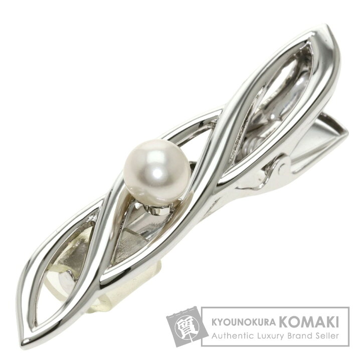 箱付き 世界最高品質ミキモト MIKIMOTO silver 真珠 ネクタイピン 