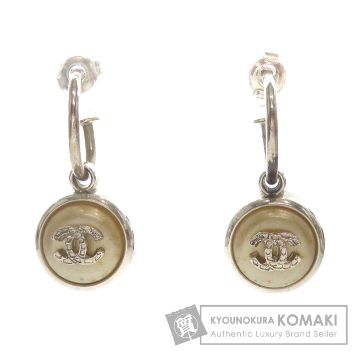 楽天市場】シャネル ココマーク ピアス 金属製 レディース 【中古  