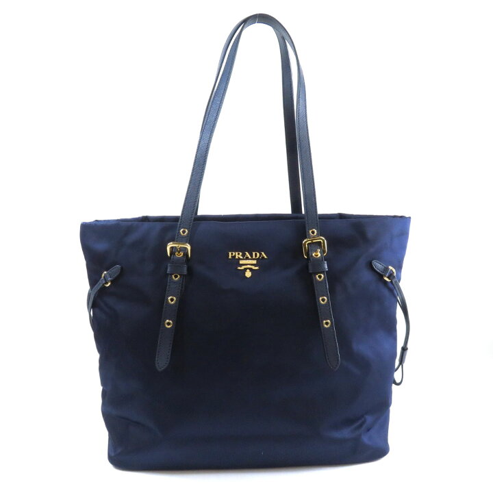 PRADA プラダ ロゴモチーフ トートバッグ ナイロン素材 レディース 