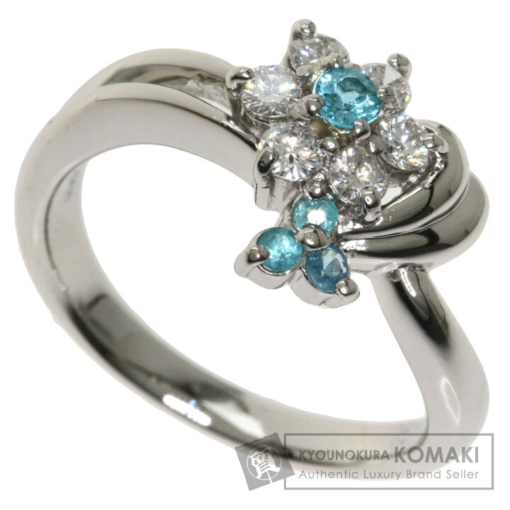 楽天市場】0.12ct パライバトルマリン ダイヤモンド リング・指輪 