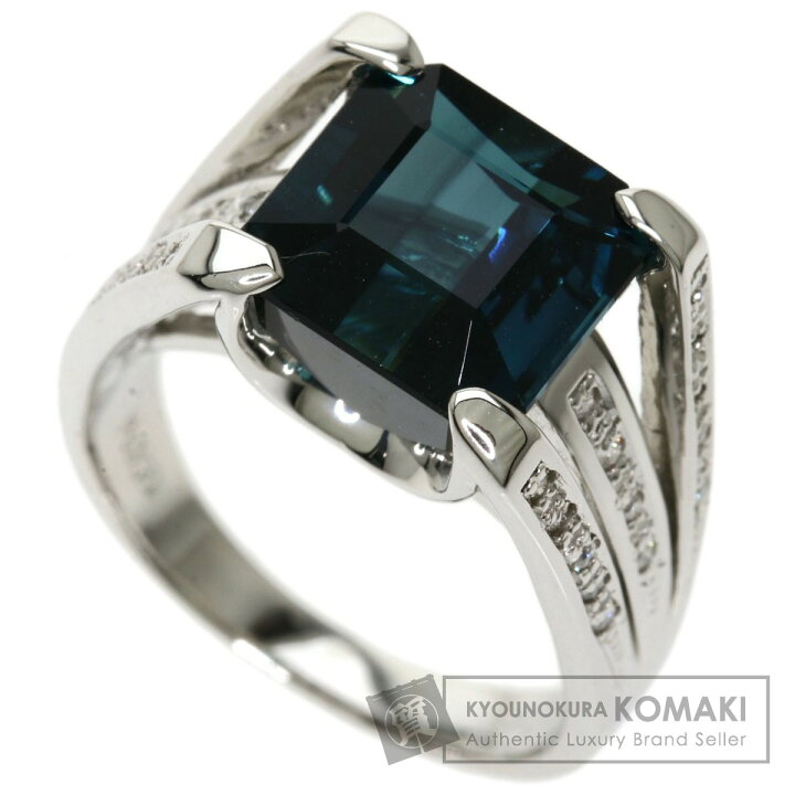 SELECT JEWELRY トルマリン ダイヤモンド リング・指輪 PT950  