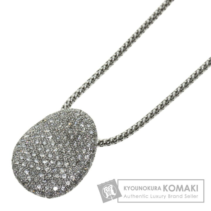 楽天市場】1.15ct ダイヤモンド ネックレス K18ホワイトゴールド 13.7g 