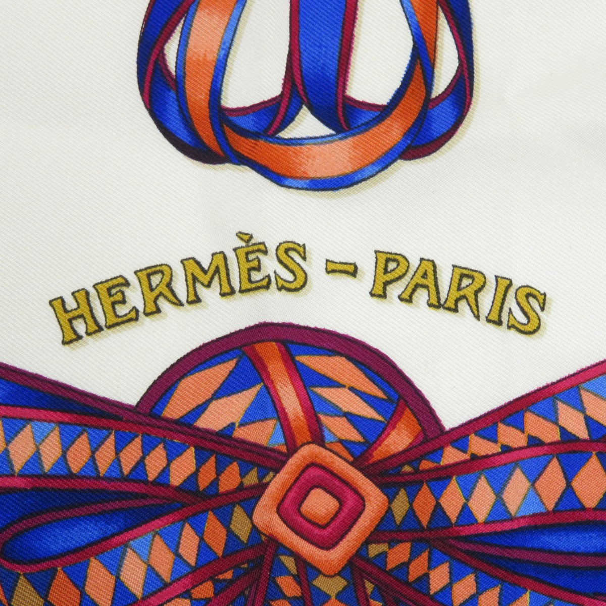 楽天市場】エルメス カレ90 馬のリボン飾り スカーフ シルク 