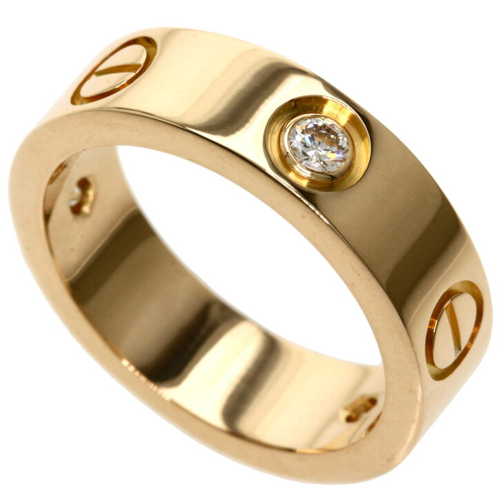 楽天市場】カルティエ ラブリング ハーフダイヤモンド #51 リング 
