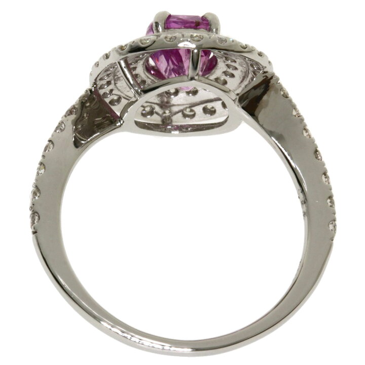 サファイア ダイヤモンド K18 リング 1.69ct D0.30 ジュエリー