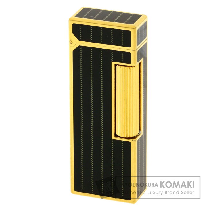 楽天市場】ダンヒル ローラガス ブラックストライプ ライター 金属製 