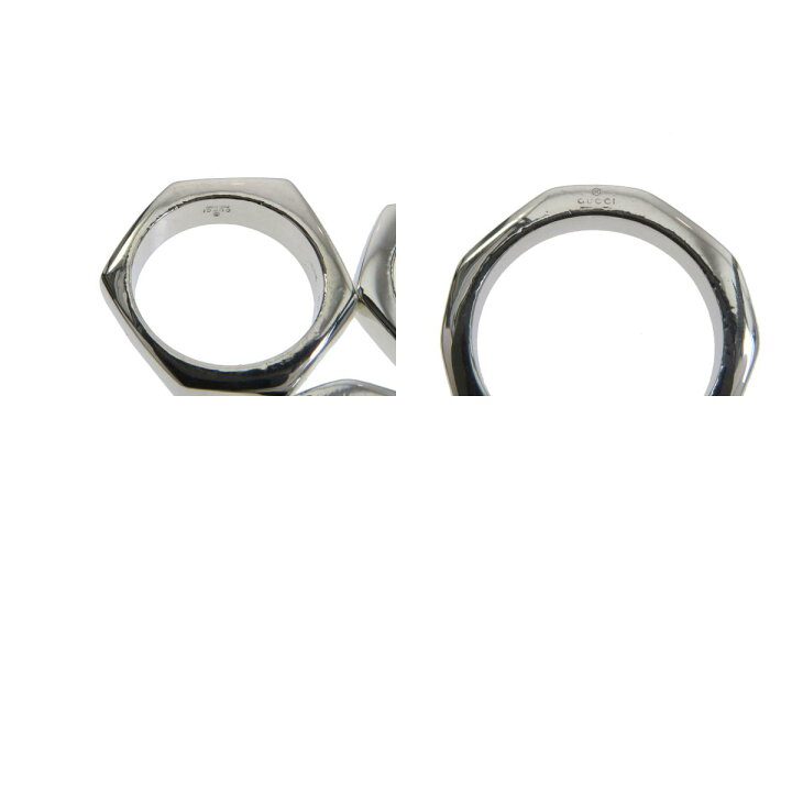 楽天市場】グッチ トリプルヘキサゴン 3本セット リング・指輪  