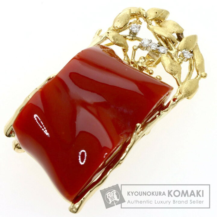 楽天市場】0.1ct ペンダントトップ サンゴ 珊瑚 ダイヤモンド 2WAY 