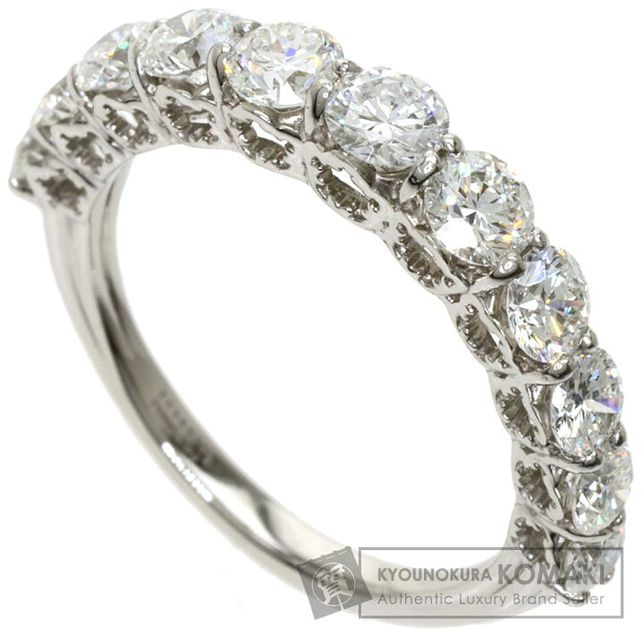 楽天市場】1.53ct ダイヤモンド ハーフエタニティ ECRETTE リング 