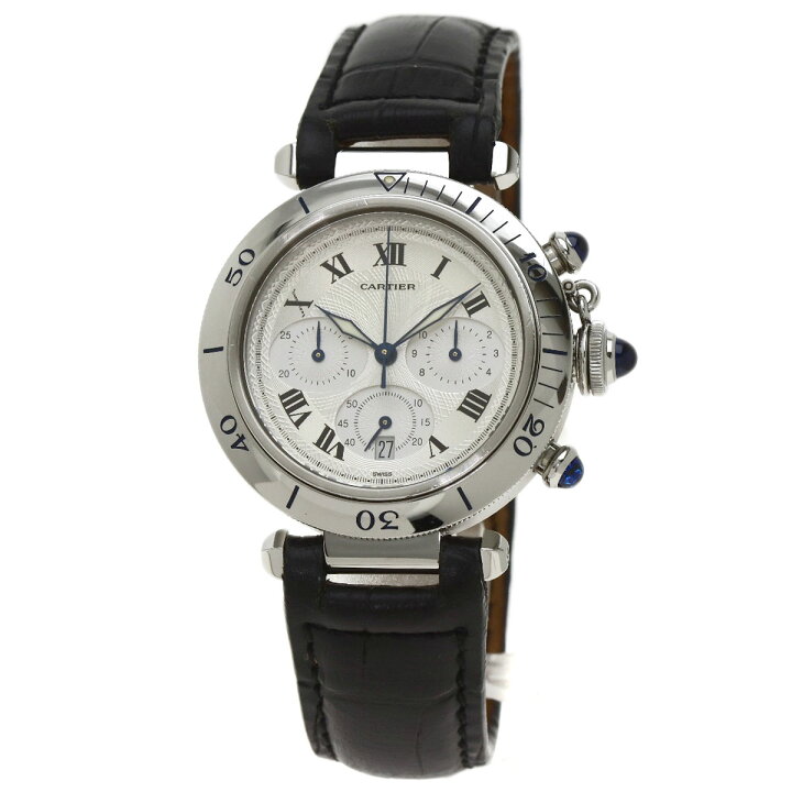 楽天市場】カルティエ W3101855 パシャ 38mm クロノグラフ 腕時計 