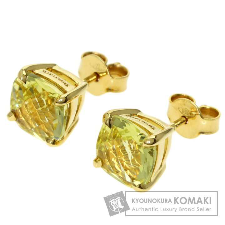 楽天市場】ティファニー スパークラー シトリン ピアス K18イエロー  