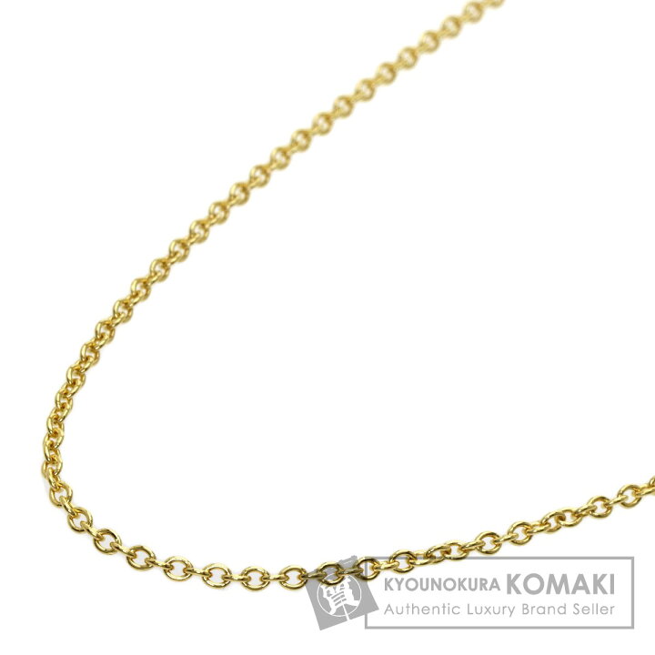 楽天市場】ティファニー チェーン 60cm ネックレス K18イエロー 