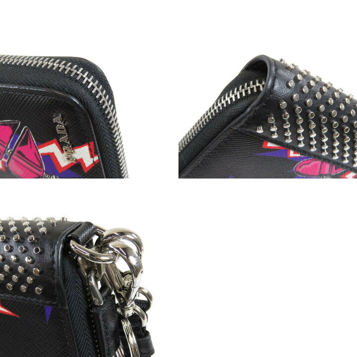 楽天市場】プラダ 2ML221 フランケンハート サフィアーノ 二つ折り財布 
