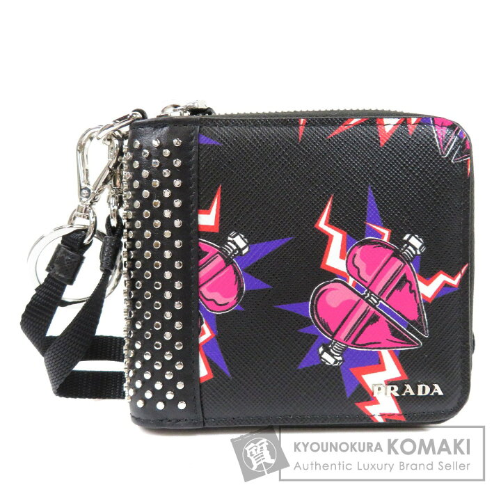楽天市場】プラダ 2ML221 フランケンハート サフィアーノ 二つ折り財布 