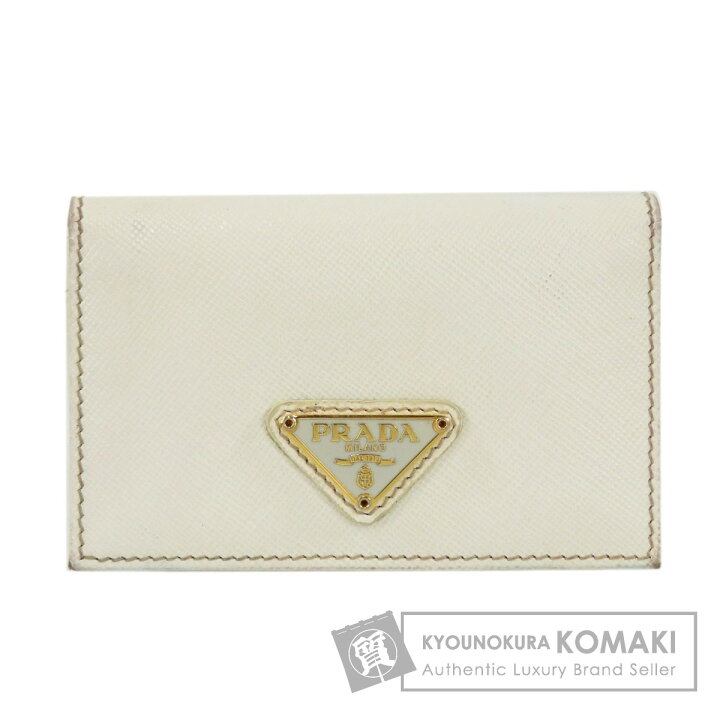 楽天市場】プラダ ロゴ金具 カードケース レザー レディース 【中古  
