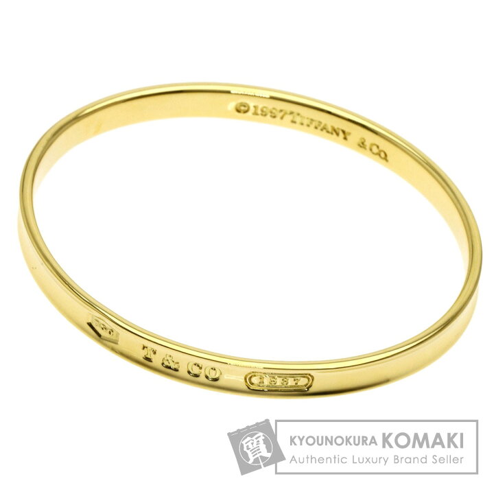 楽天市場】ティファニー 1837 バングル ブレスレット K18イエロー 
