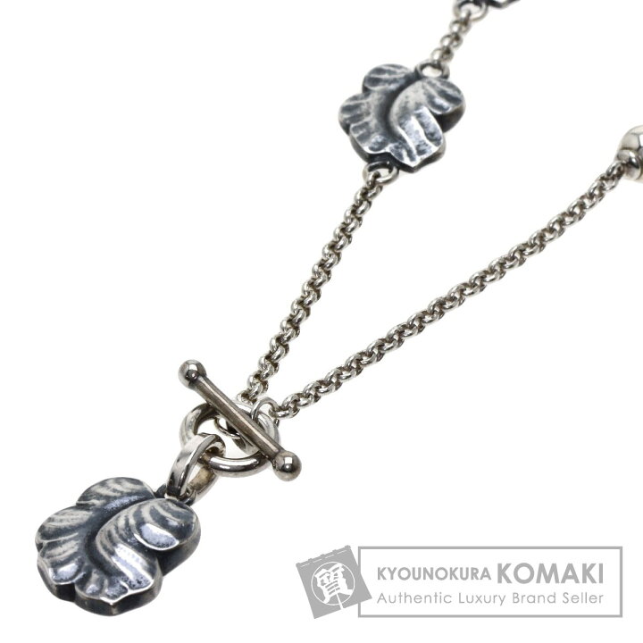 □美品□50cm□ ジョージジェンセン ロング ネックレス アクセサリー  