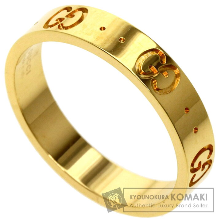 楽天市場】グッチ 新品 アイコン #16 リング・指輪 K18イエロー 