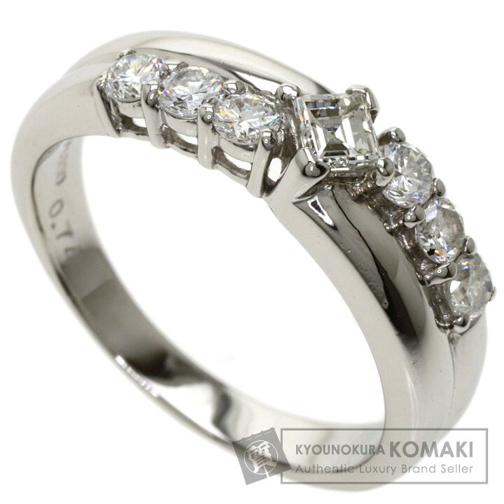 楽天市場】0.74ct ダイヤモンド リング・指輪 プラチナPT900 7.4g 