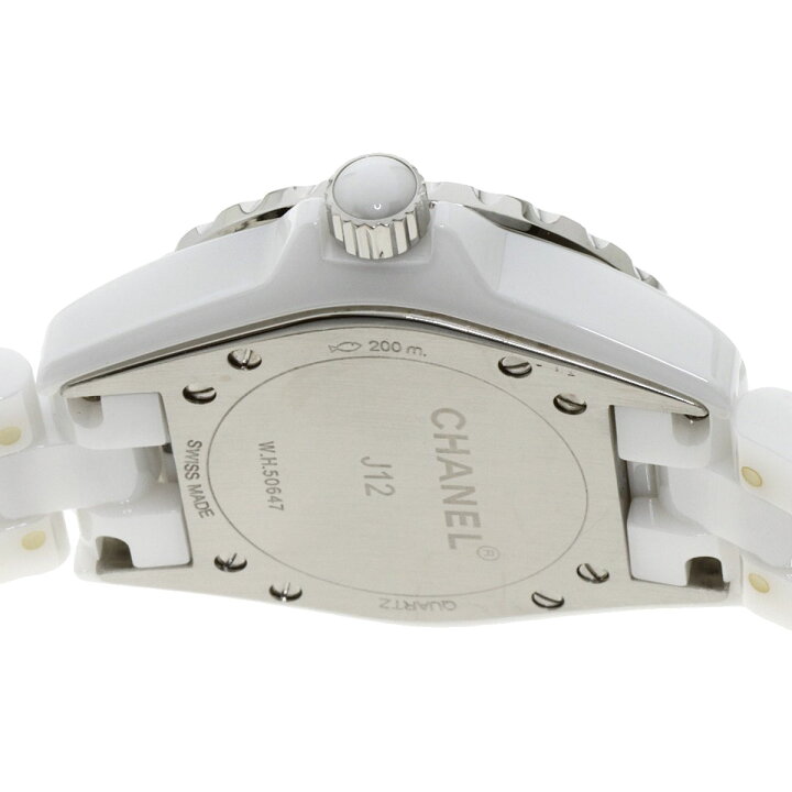 楽天市場】シャネル H0968 J12 33mm ホワイト セラミック 腕時計 