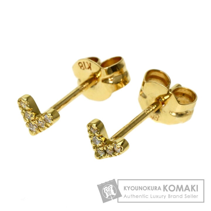 楽天市場】アーカー ローラハート ダイヤモンド ピアス K18イエロー 