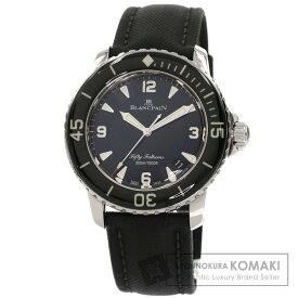 ブランパン 5015-1130-52A フィフティ ファゾムス 45mm 腕時計 ステンレススチール/ファブリック メンズ 【中古】【Blancpain】