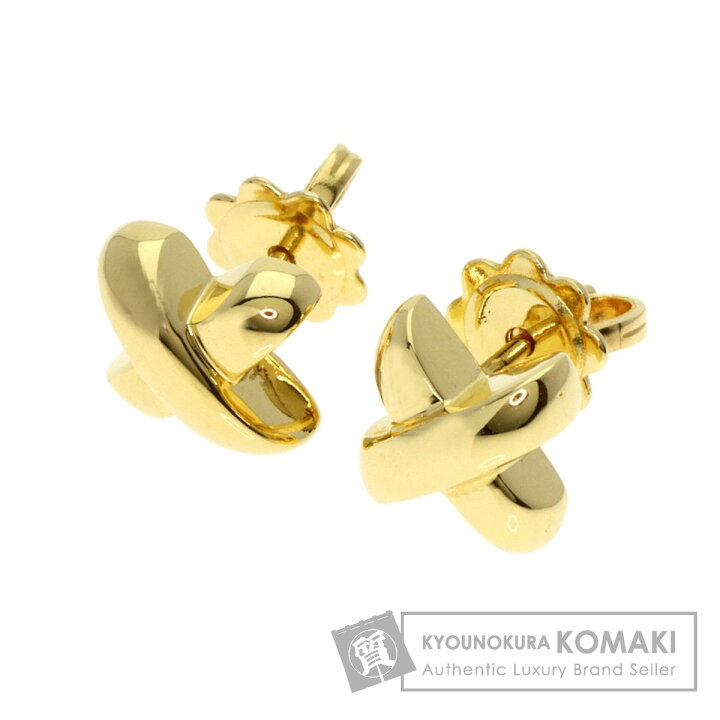 楽天市場】ティファニー クロスステッチ ピアス ピアス K18イエロー  