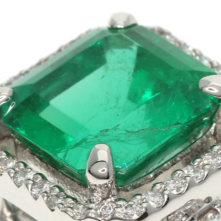 楽天市場】2.5ct エメラルド ダイヤモンド リング・指輪 プラチナPT900 