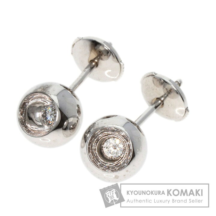 楽天市場】ジョージジェンセン ダイヤモンド ピアス K18ホワイト 