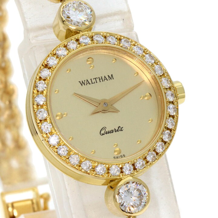 楽天市場】ウォルサム ブレスレット ウォッチ ダイヤモンド 腕時計 K18  