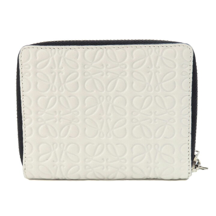 LOEWE ロエベ リピートアナグラム柄 コンパクトジップウォレット 二 