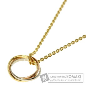 カルティエ トリニティ ネックレス K18イエローゴールド/K18WG/K18PG レディース 【中古】【CARTIER】