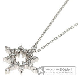 スタージュエリー ダイヤモンド ネックレス K18ホワイトゴールド レディース 【中古】【STAR JEWELRY】