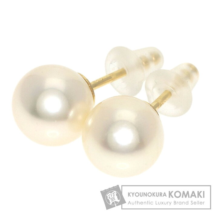 楽天市場】ティファニー パール 真珠 ピアス K18イエローゴールド  