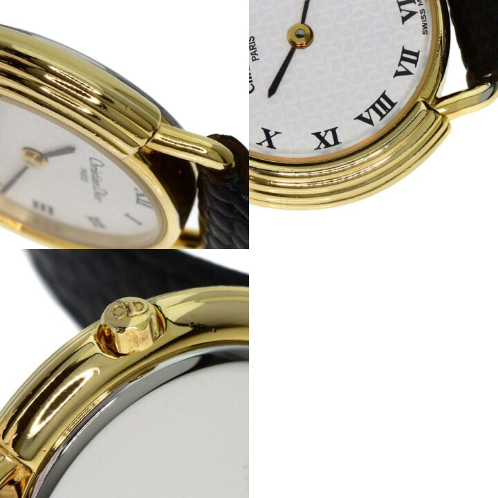 楽天市場】クリスチャンディオール 58.121.2 ラウンドフェイス 腕時計  
