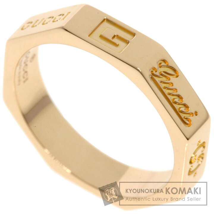 楽天市場】グッチ オクタゴナルリング #7 リング・指輪 K18ピンク 
