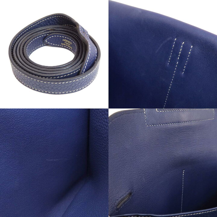 楽天市場】エルメス アルザン31 ネイビー ゴールド金具 ショルダー 