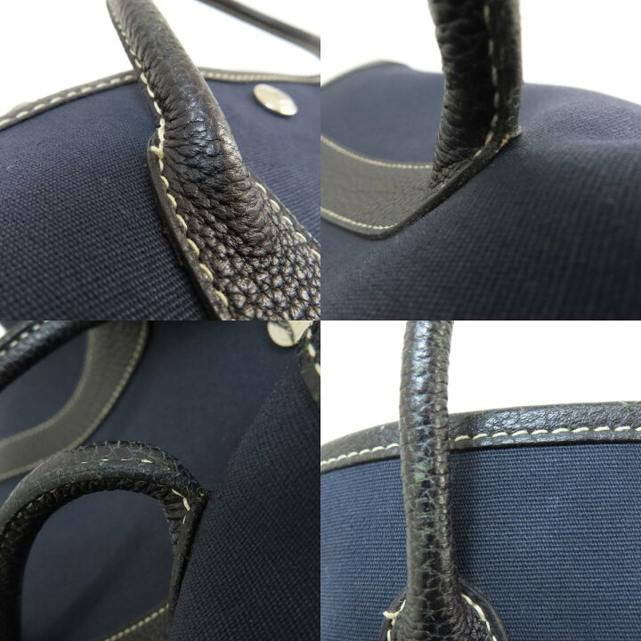 楽天市場】エルメス ガーデンパーティーTPM ネイビー シルバー金具 