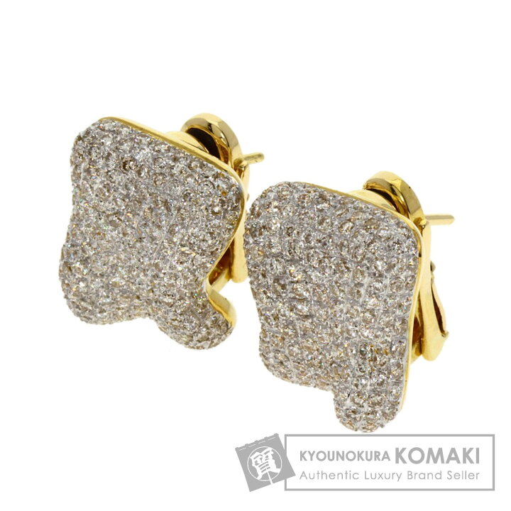 楽天市場】ダイヤモンド イヤリング 2WAY ピアス K18イエロー  