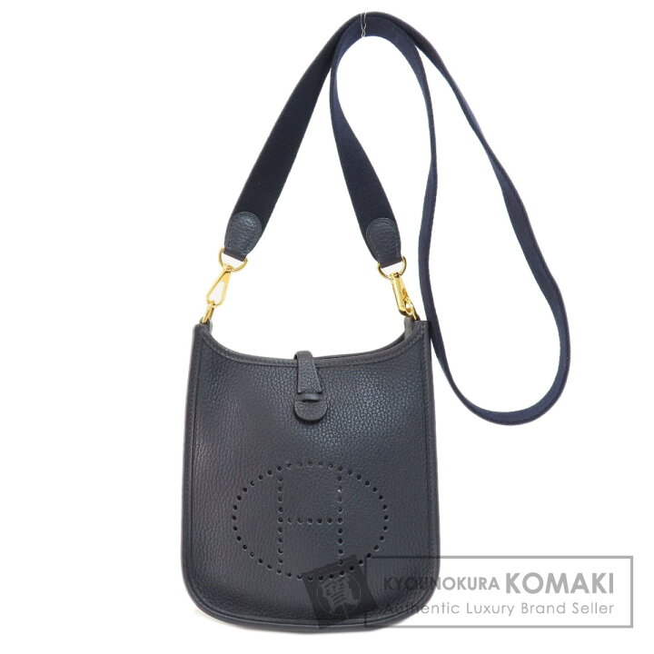 エルメス エブリンTPM こえる ブルーニュイ ゴールド金具 ショルダー  