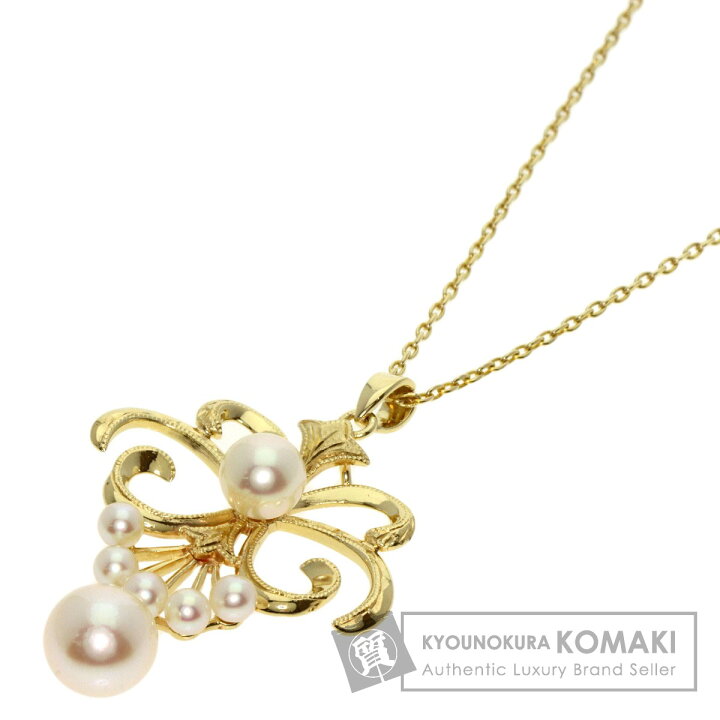 楽天市場】ミキモト アコヤパール 真珠 ネックレス K14イエロー 